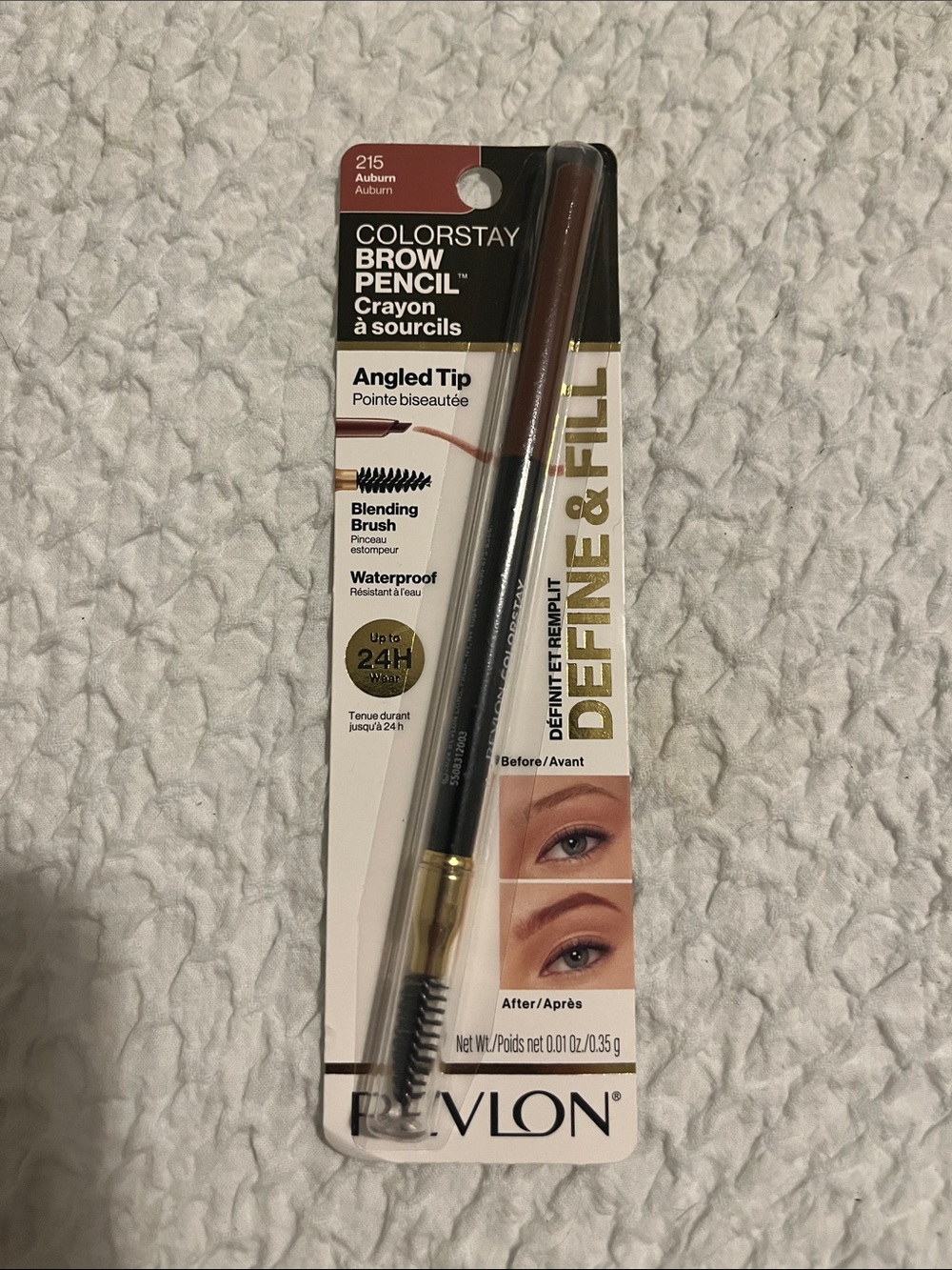 NWT Revlon Colorstay Eyebrow Pencil 215 Auburn